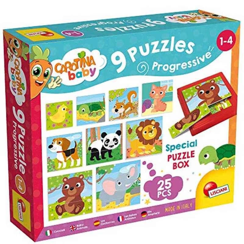 CAROTINA BABY PROGRESIVNE PUZZLE PSICI 