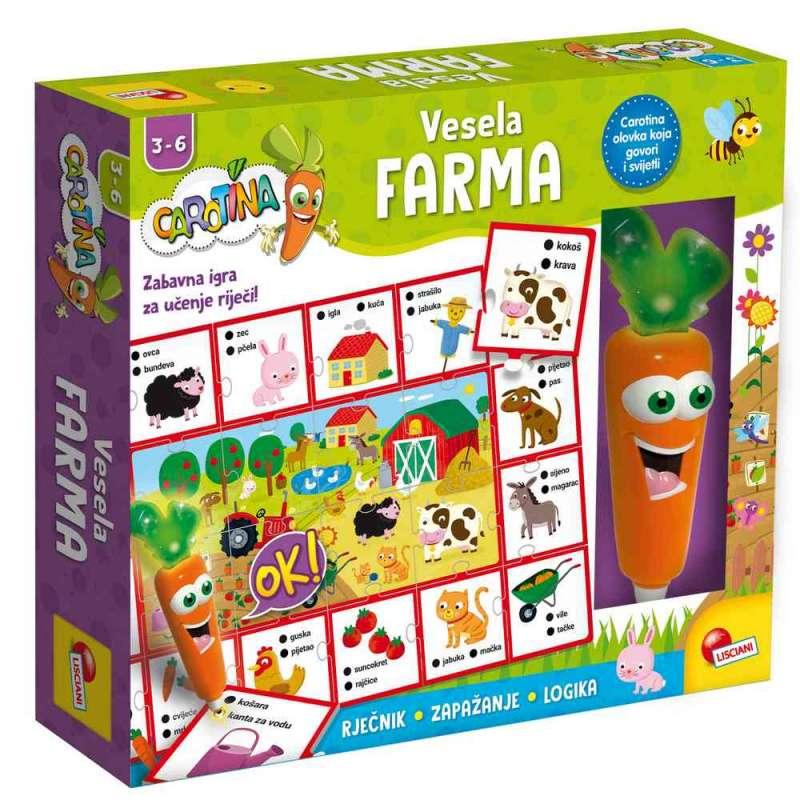 CAROTINA EDUKATIVNA IGRA VESELA FARMA + CAROBNA OLOVKA