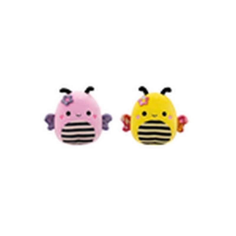 SQU: SQUISHMALLOWS 20 CM - PAROVI - ZUTI BUMBAR SUNNY I ROZA BUMBAR LEONIE