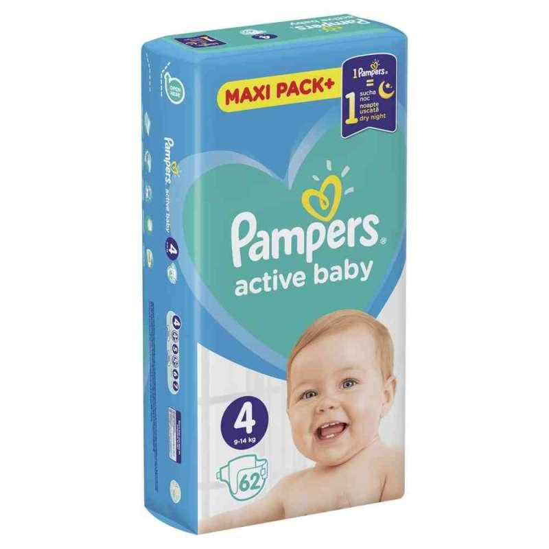 PAMPERS JUMBO MAXI PACK MAXI 62 KOM 