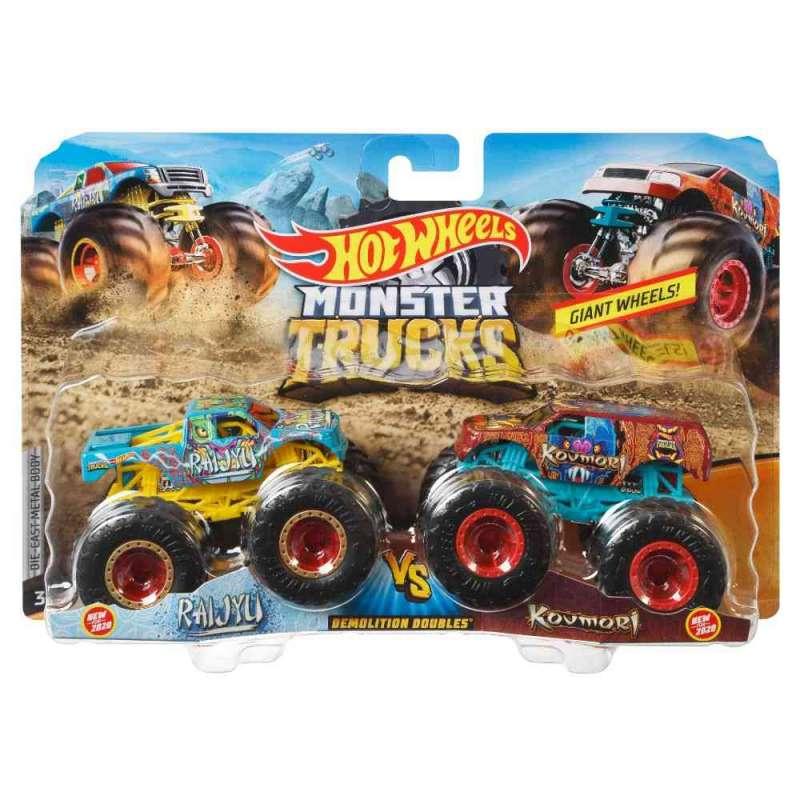 HW MONSTER TRUCKS 1:64 2 PAK 