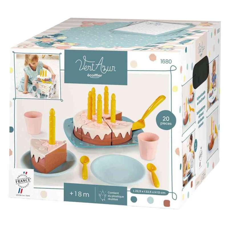 SM001680 ECOIFFER BIRTHDAY CAKE VERT AZUR 
