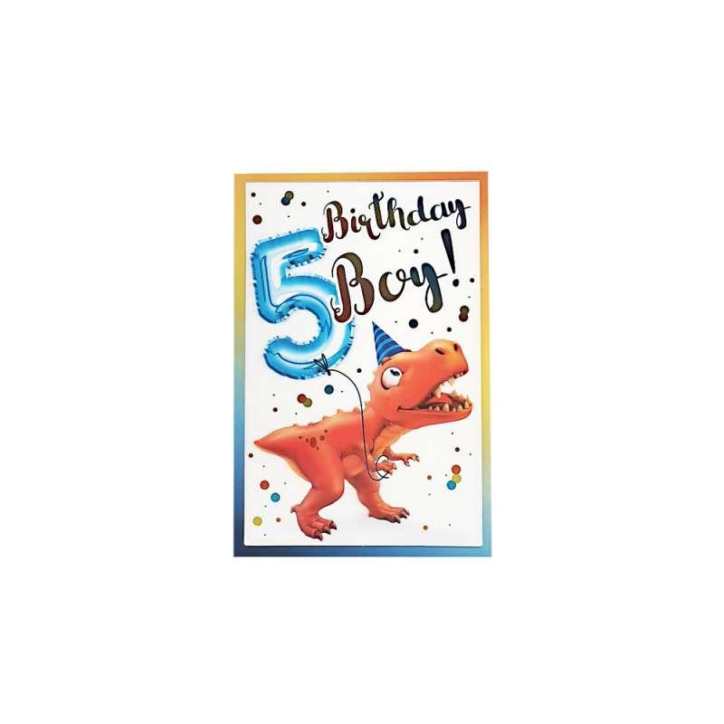 TMS18892 cESTITKA 3D HOOREY BIRTHDAY BOY 5 