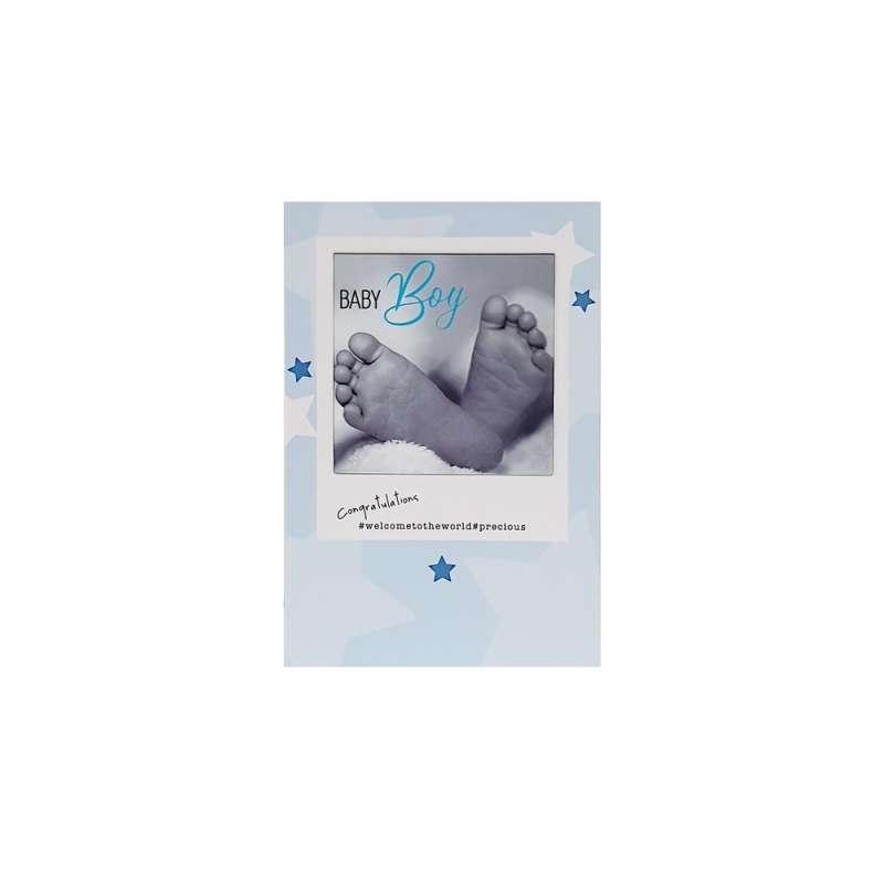 TMS19011 cESTITKA 3D HASHTAG BABY FEET - BOY