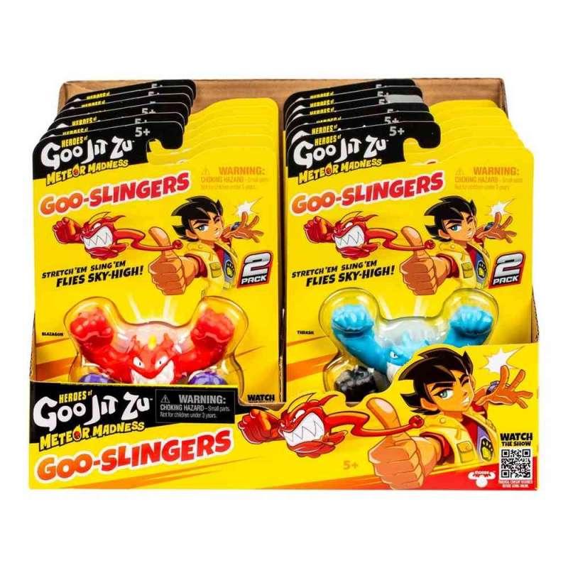 TO43095 GOO JIT ZU METEOR MADNESS S13 GOO SLINGERS 2 PACK CDU FIGURA 