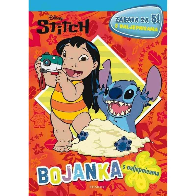 STITCH - ZABAVA ZA 5! S NALJEPNICAMA - BOJANKA 