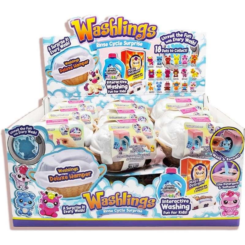 TT2409012 WASHLINGS HAMPER SET WITH 2 LAUNDRY BAGS 2 FIGURICE 