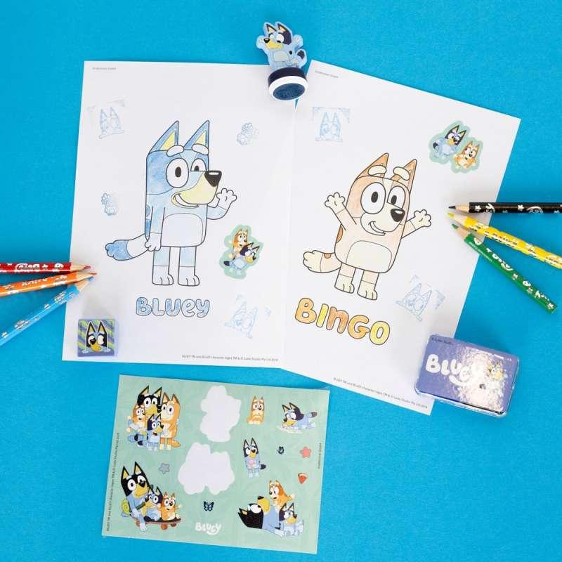 KREATIVNI SET ZA CRTANJE BLUEY  UNDERCOVER 