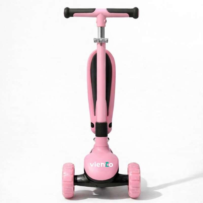 VIE057P VIENTO SVIJETLEĆI 2 U 1 TROTINET PINK 