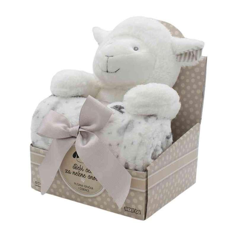 YD533711 SWEET DREAMS SET ZA NJEŽNE SNOVE IGRAČKA OVCA BIJELA