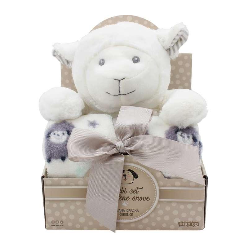 YD533711 SWEET DREAMS SET ZA NJEŽNE SNOVE IGRAČKA OVCA BIJELA