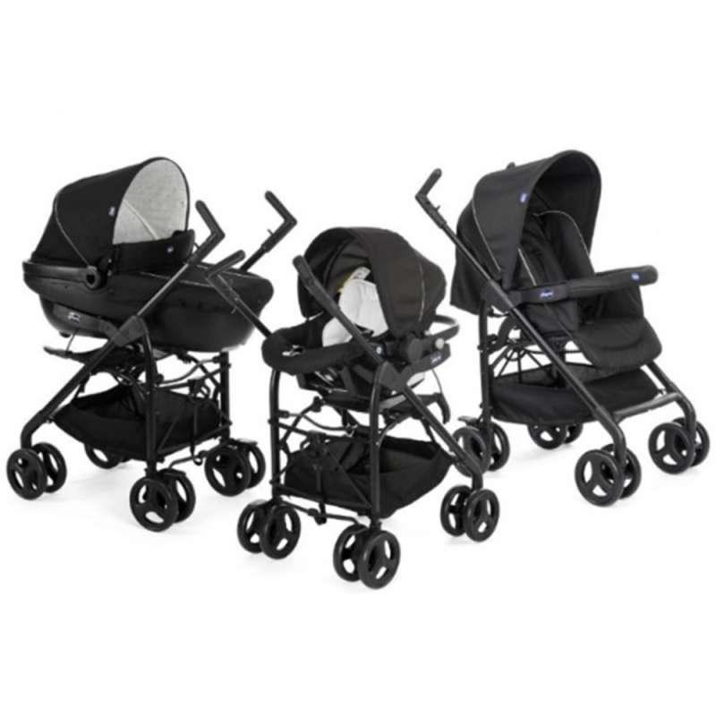 CHICCO KOLICA PLUS AUTO SEDISTE PLUS NOSILJKA TRIO SPRINT BLACKNIGHT
