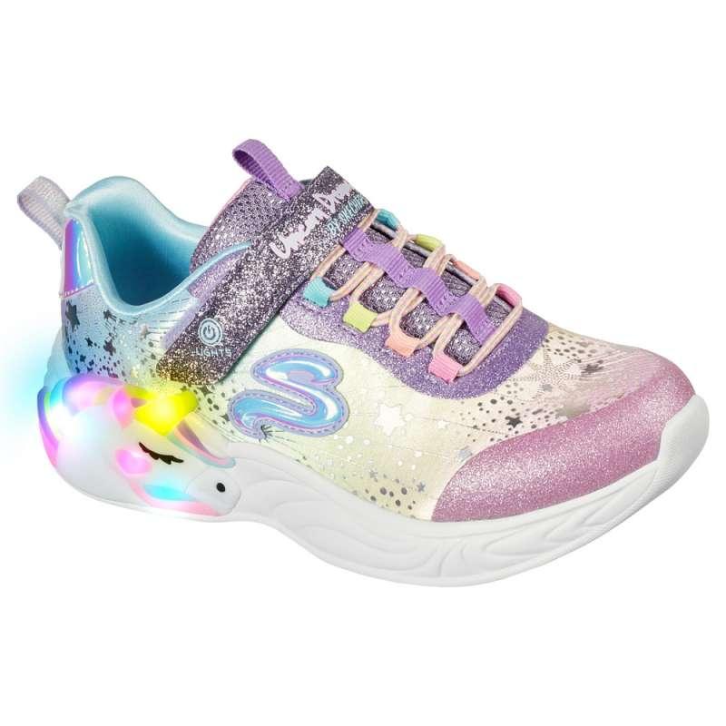 SKECHERS PATIKE S LIGHTS-UNICORN DRE