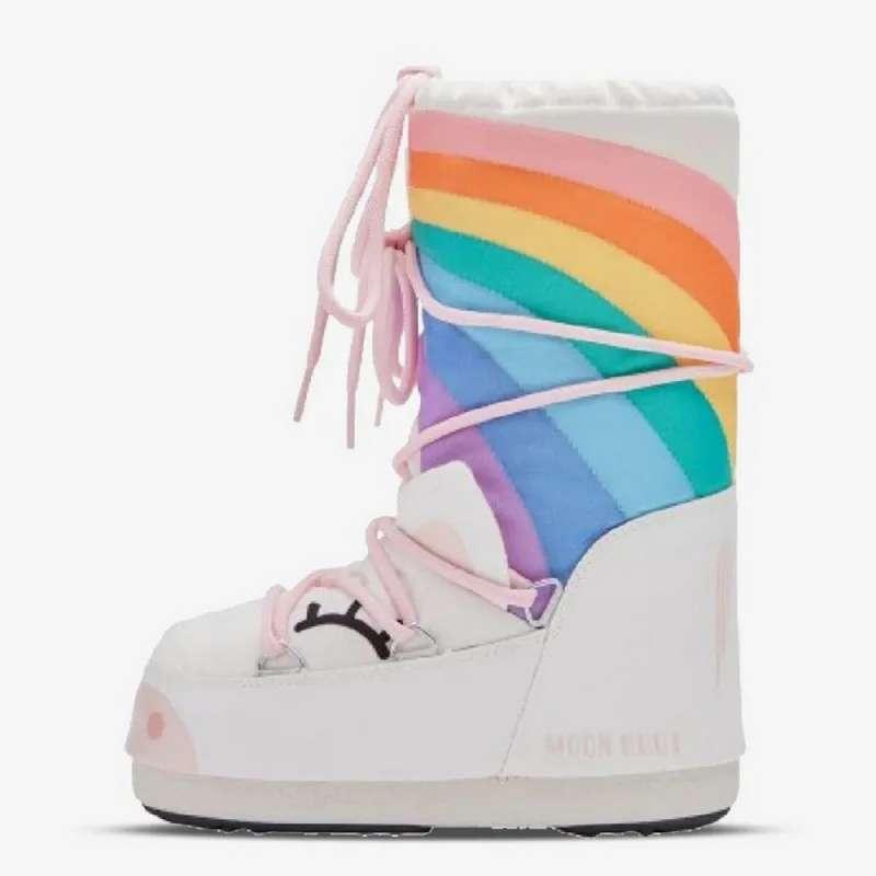 MOON BOOT CIZME ICON UN WHITE/MULTICOLOR 