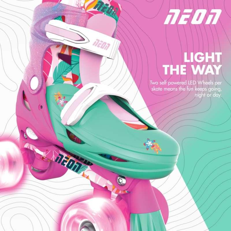 NEON COMBO ROLERI 30-33 FLORAL 