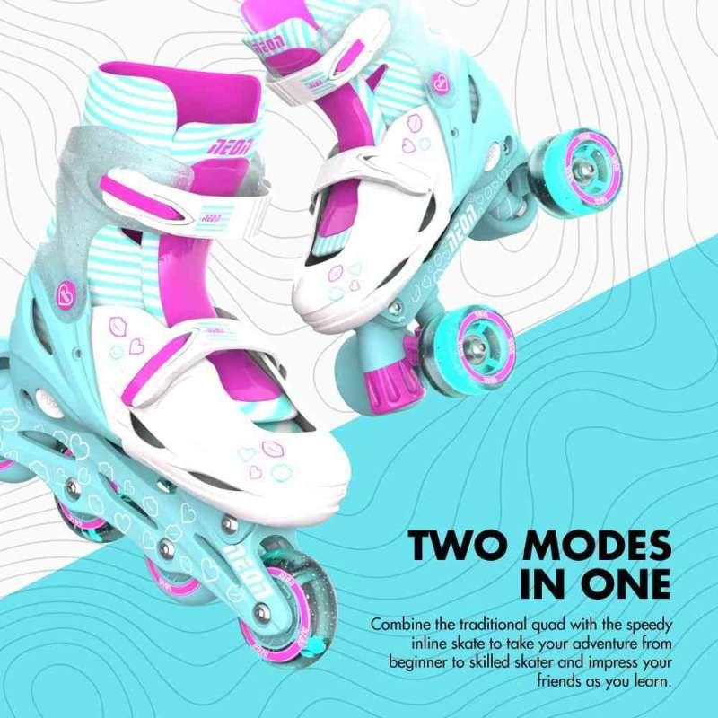 NEON COMBO SKATES 34-37 TIR.PL 