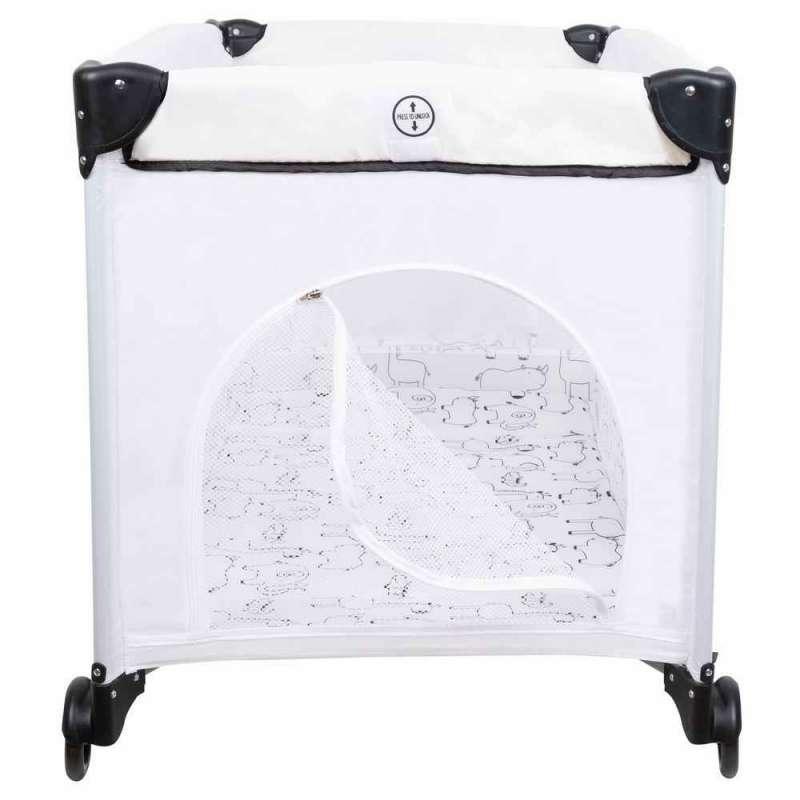 FREE ON PRENOSIVI KREVETAC SA DVA NIVOA SAFARI BELI 