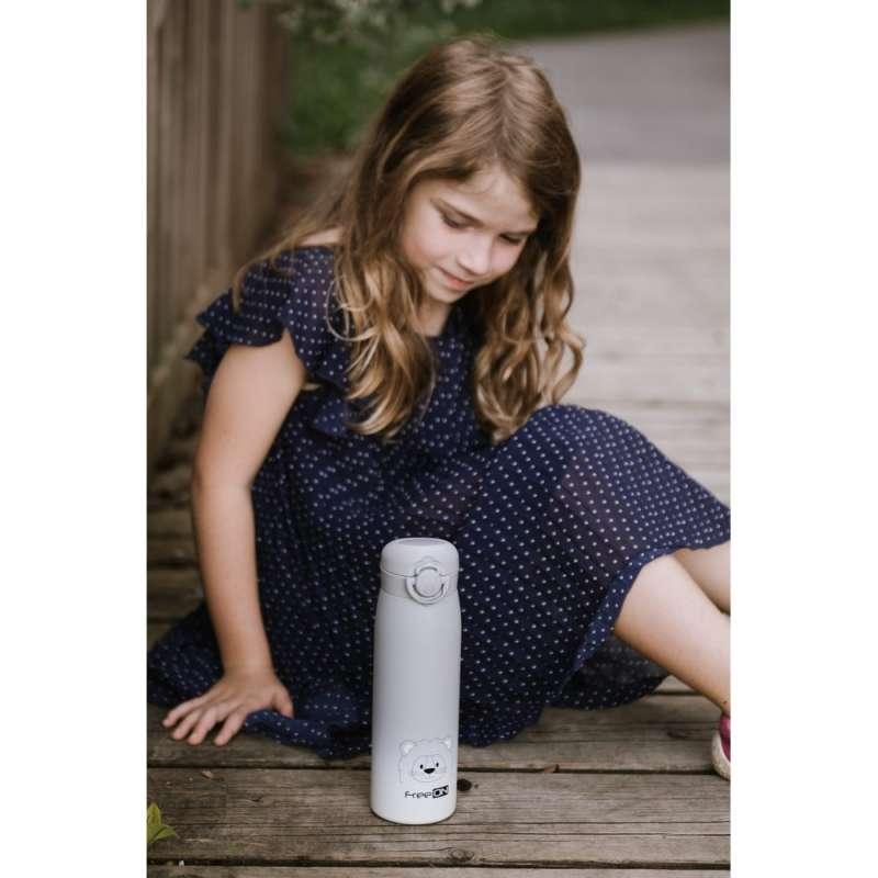 FREEON TERMOS BOCA LAV, 480 ML, GREY