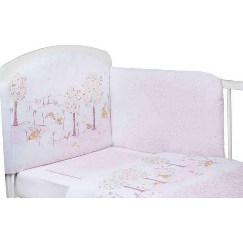 BUBABA POSTELJINA SET 3 DELA ZAIGRANI ZEKA ROZE 