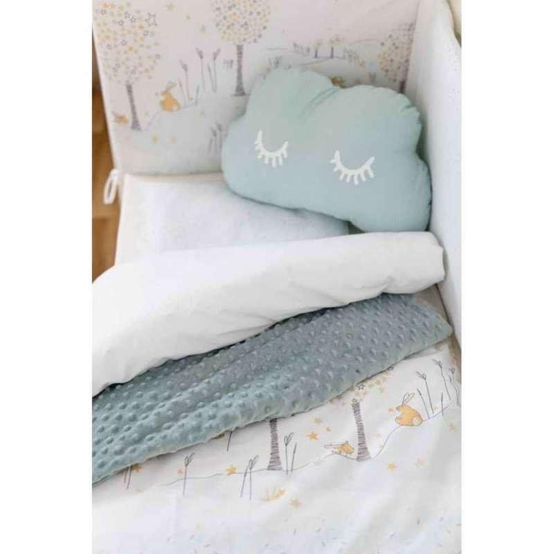 BUBABA POSTELJINA SET 3 DELA ZAIGRANI ZEKA PLAVA 