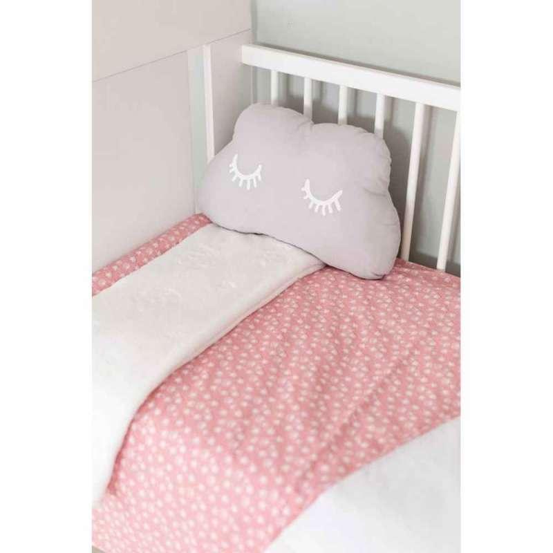 BUBABA DVODELNA POSTELJINA ZA KREVET ROZE