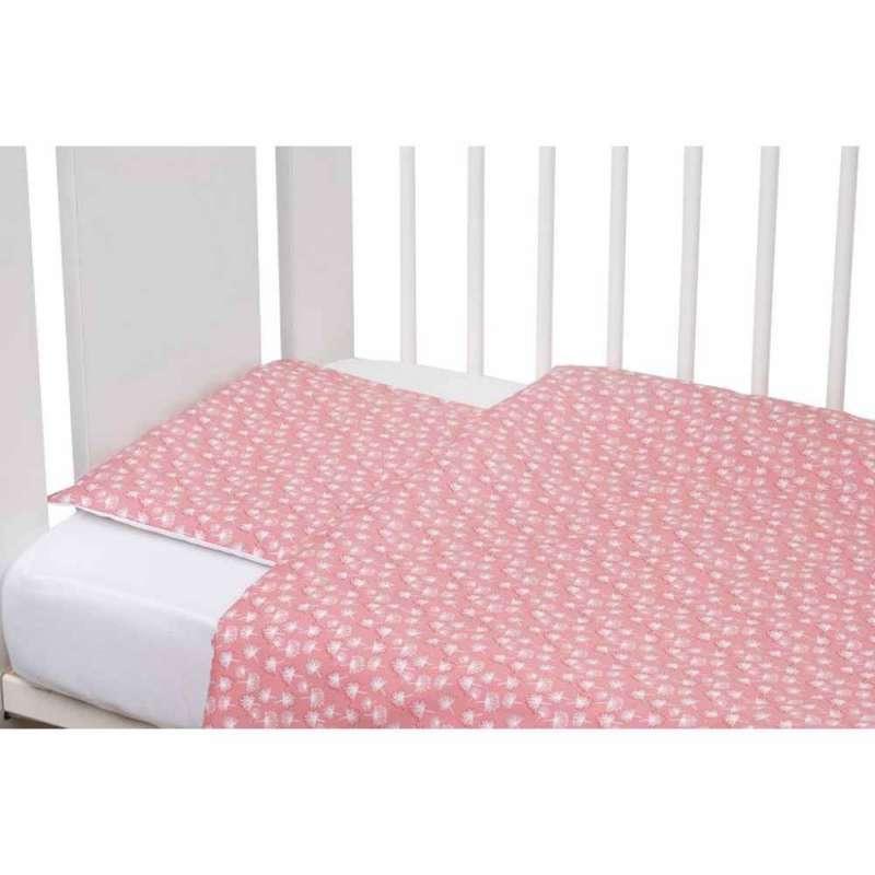 BUBABA DVODELNA POSTELJINA ZA KREVET ROZE