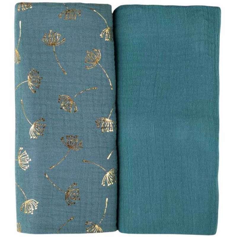 BUBABA MUSLIN TETRA PELENE  ZELENE 2/1