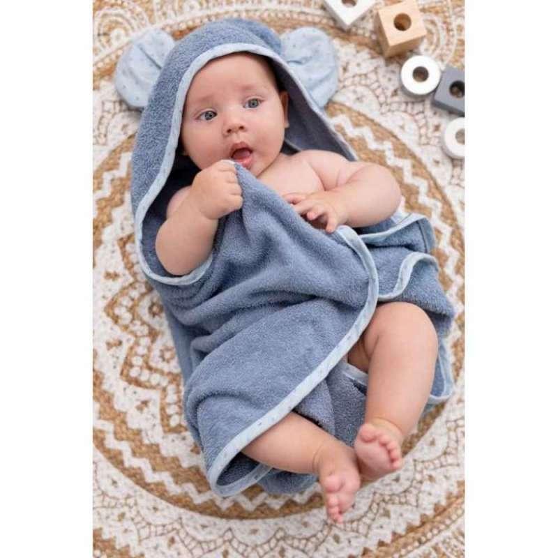 BUBABA PESKIR SA USIMA PLAVI 75X75CM