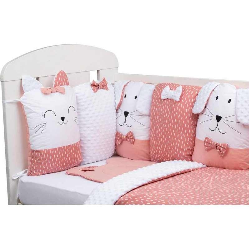 BUBABA POSTELJINA SET 12 DIJELOVA CUVARI SNA ROZE