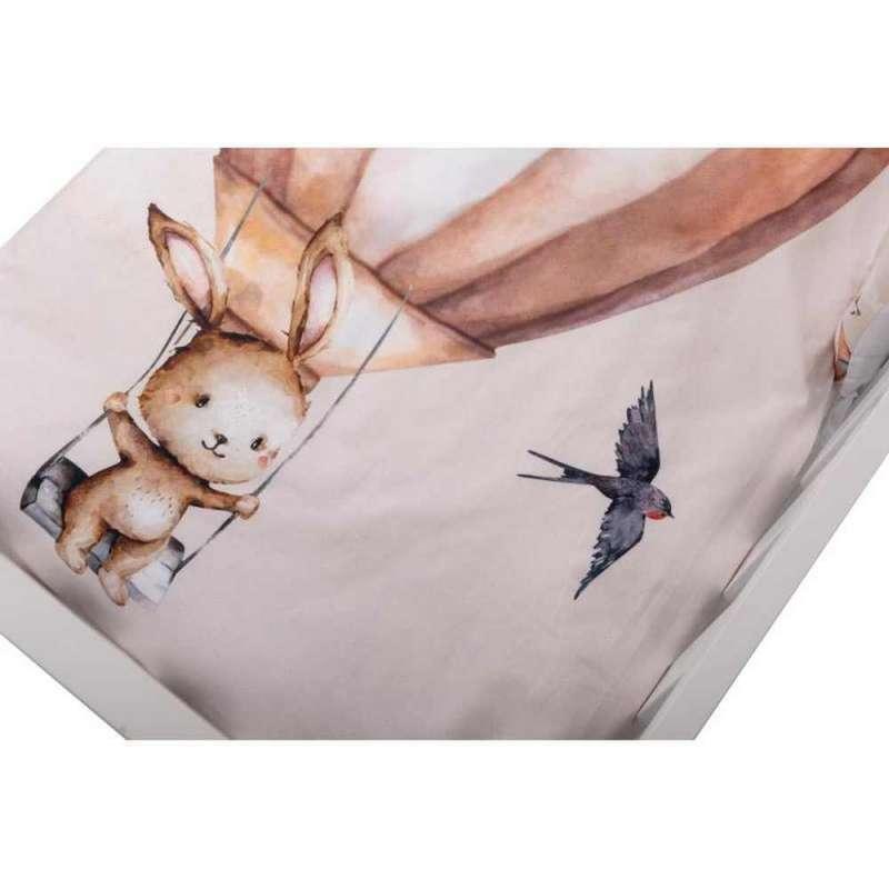 BUBABA POSTELJINA SET 6 DIJELOVA ZEKA U BALONU BEZ