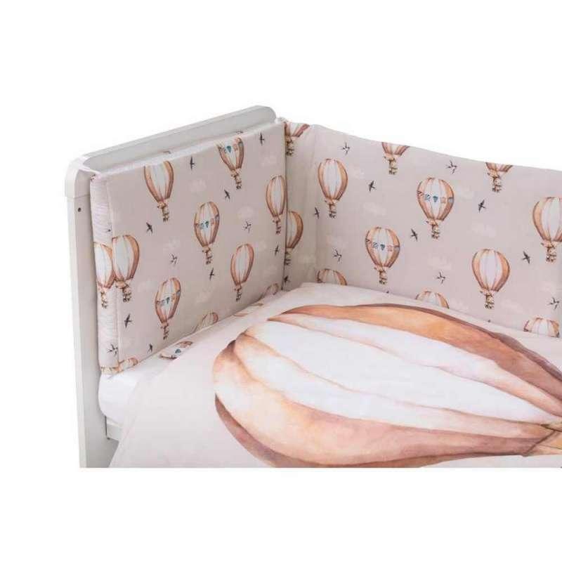 BUBABA POSTELJINA SET 6 DIJELOVA ZEKA U BALONU BEZ