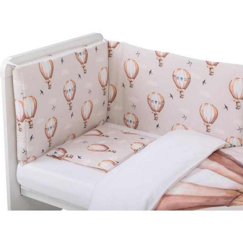 BUBABA POSTELJINA SET 6 DIJELOVA ZEKA U BALONU BEZ