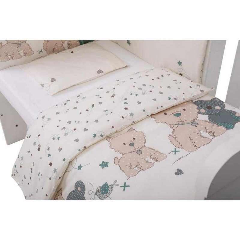 BUBABA POSTELJINA SET 6 DIJELOVA ROMANTIC MEDVJEDIC 