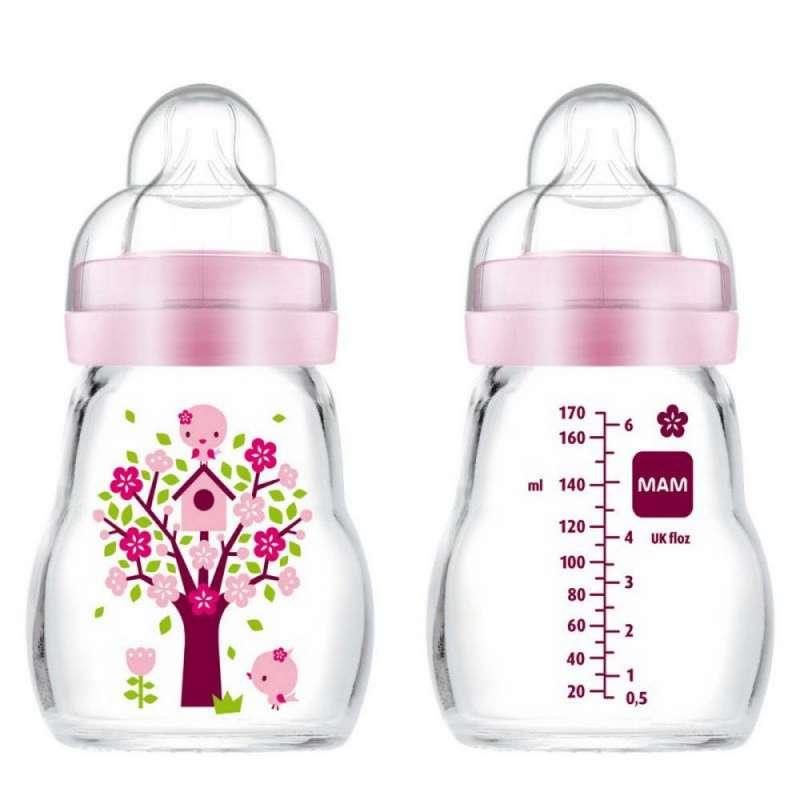 MAM FEEL GOOD STAKLENA FLASICA 0M+ 170ML