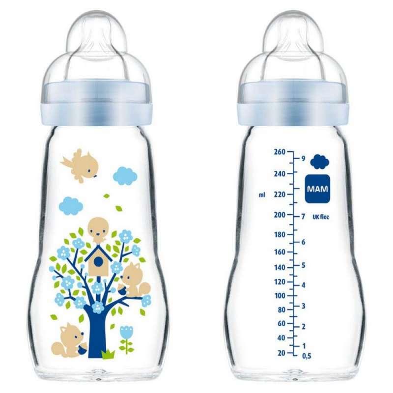 MAM FEEL GOOD STAKLENA FLASICA 2M+ 260ML 