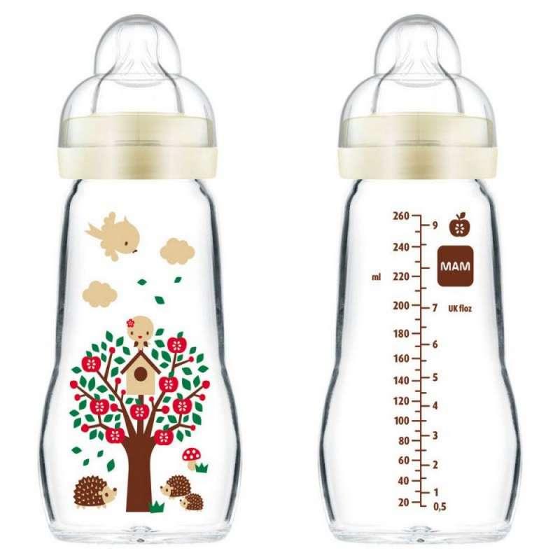 MAM FEEL GOOD STAKLENA FLASICA 2M+ 260ML 
