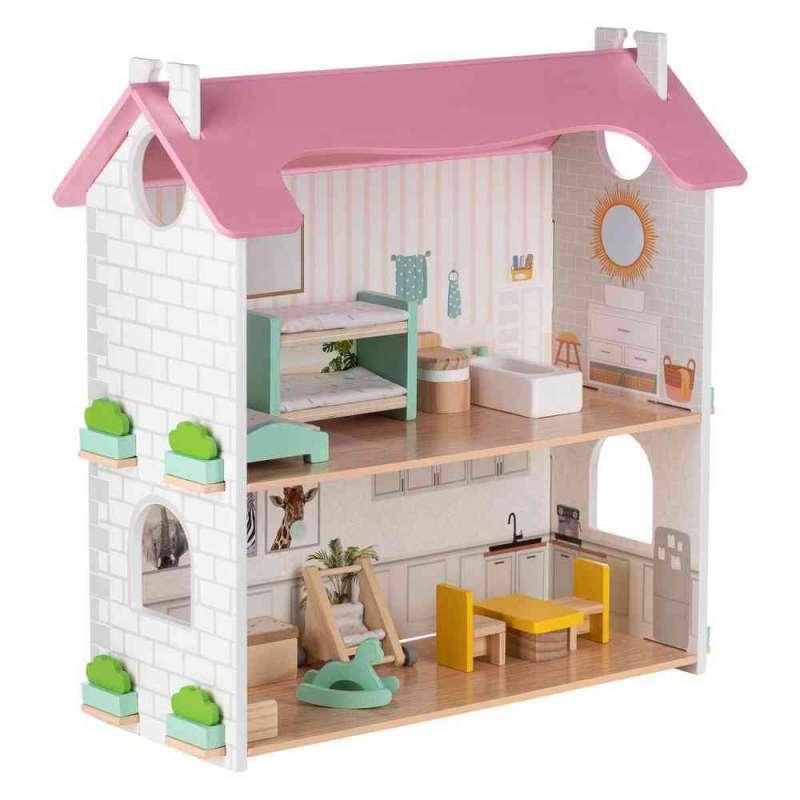 FREE2PLAY DRVENA KUĆICA ZA LUTKE S NAMJEŠTAJEM LOTTI 