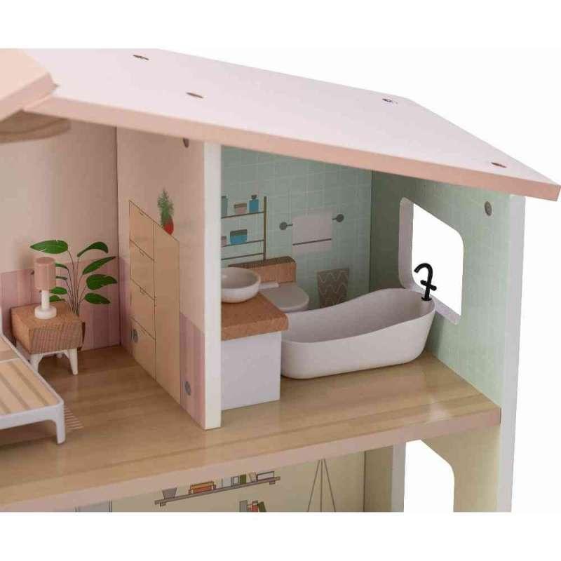 FREE2PLAY DRVENA KUĆICA ZA LUTKE S NAMJEŠTAJEM ELLA 