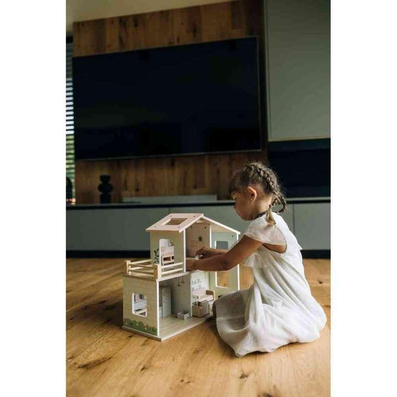 FREE2PLAY DRVENA KUĆICA ZA LUTKE S NAMJEŠTAJEM ELLA 