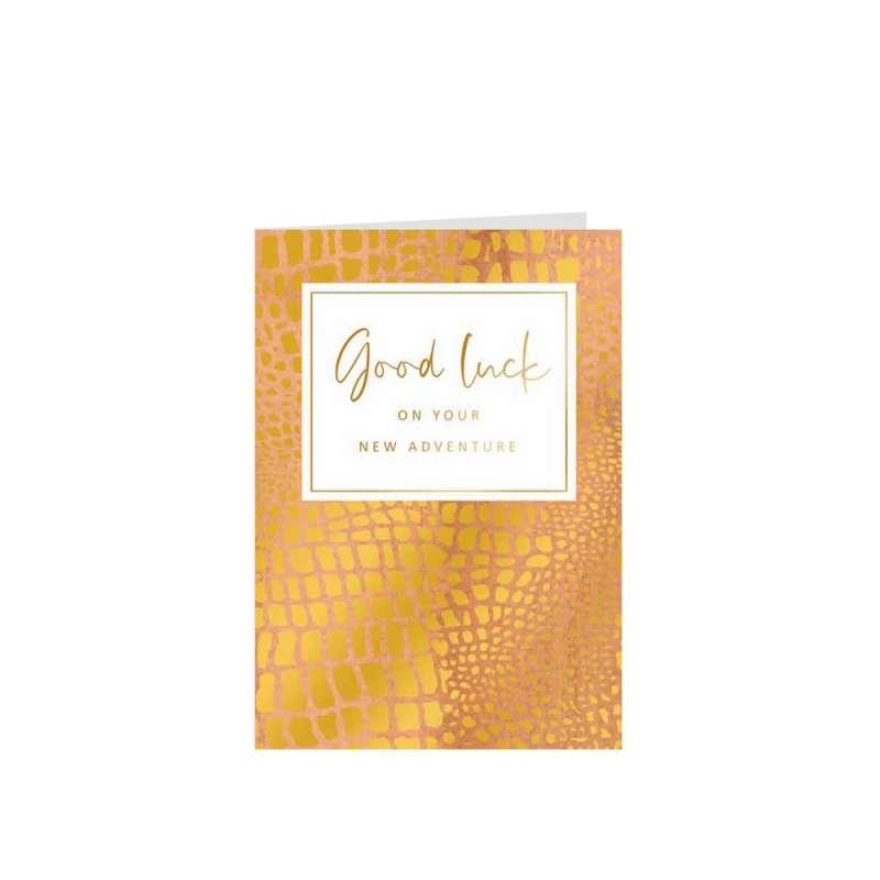 ART39011 GOLD RUSH cESTITKA GOOD LUCK ON YOUR NEW ADVENTURE 