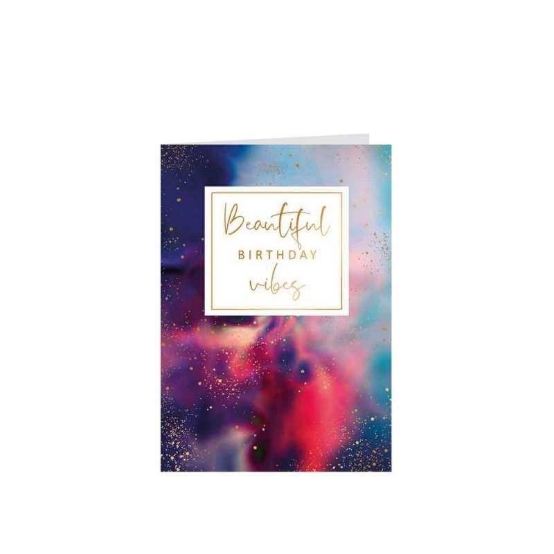 ART39097 GOLD RUSH cESTITKA BEAUTIFUL BIRTHDAY VIBES