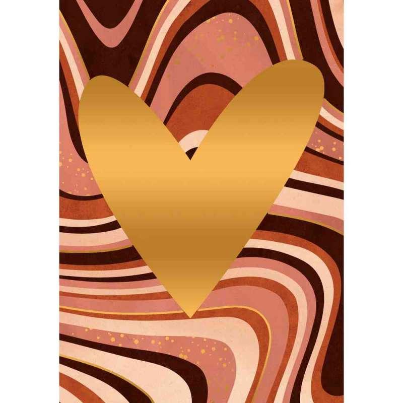 ART43100 GOLD RUSH cESTITKA HEART 