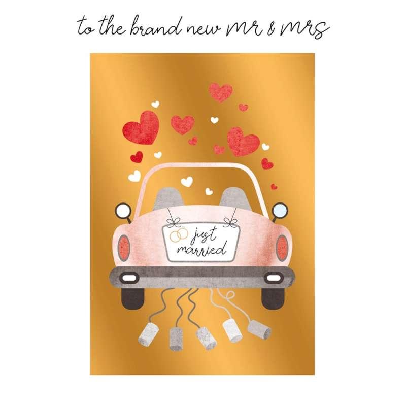 ART45371 ČESTITKA BLISS TO THE BRAND NEW MR&MRS 