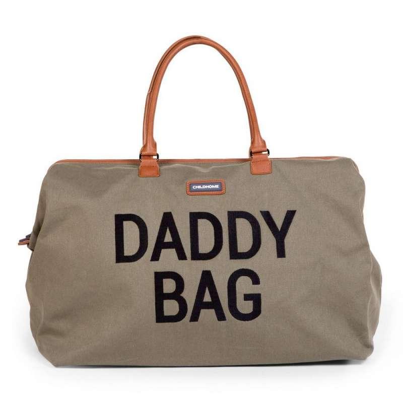 CHILDHOME DADDY BAG NURSERY BAG  CANVAS KHAKI