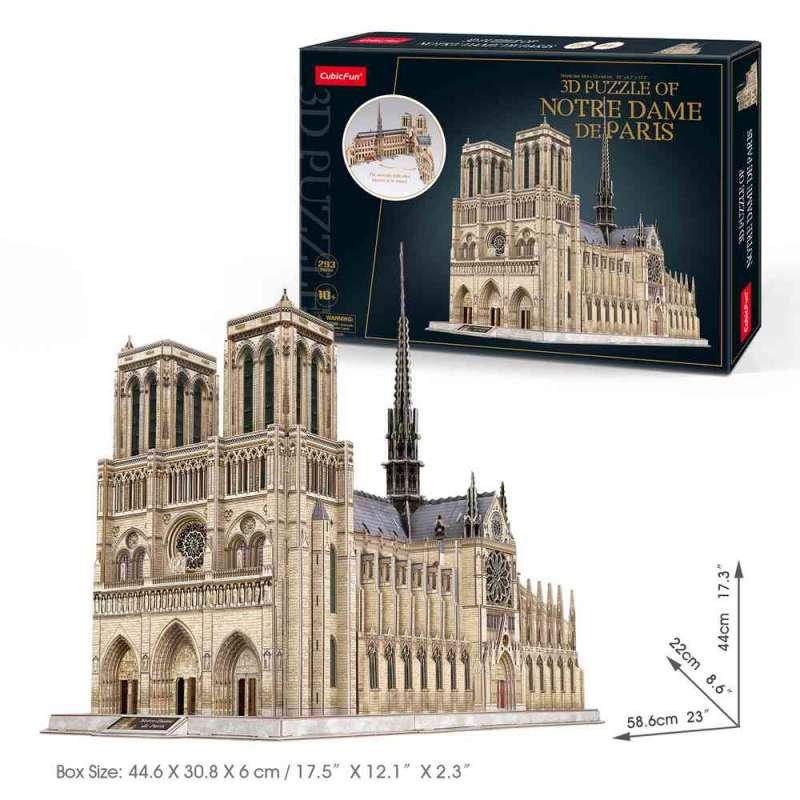 CBF202606 CUBIC FUN PUZZLE NOTRE DAME DE PARIS MC260h 