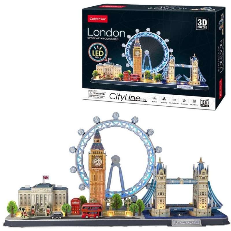 CBF205324 CUBIC FUN PUZZLE LED LONDON CITYLINE L532h 