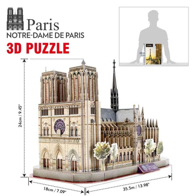 CUBICFUN PUZZLE NOTRE DAME DE PARIS 