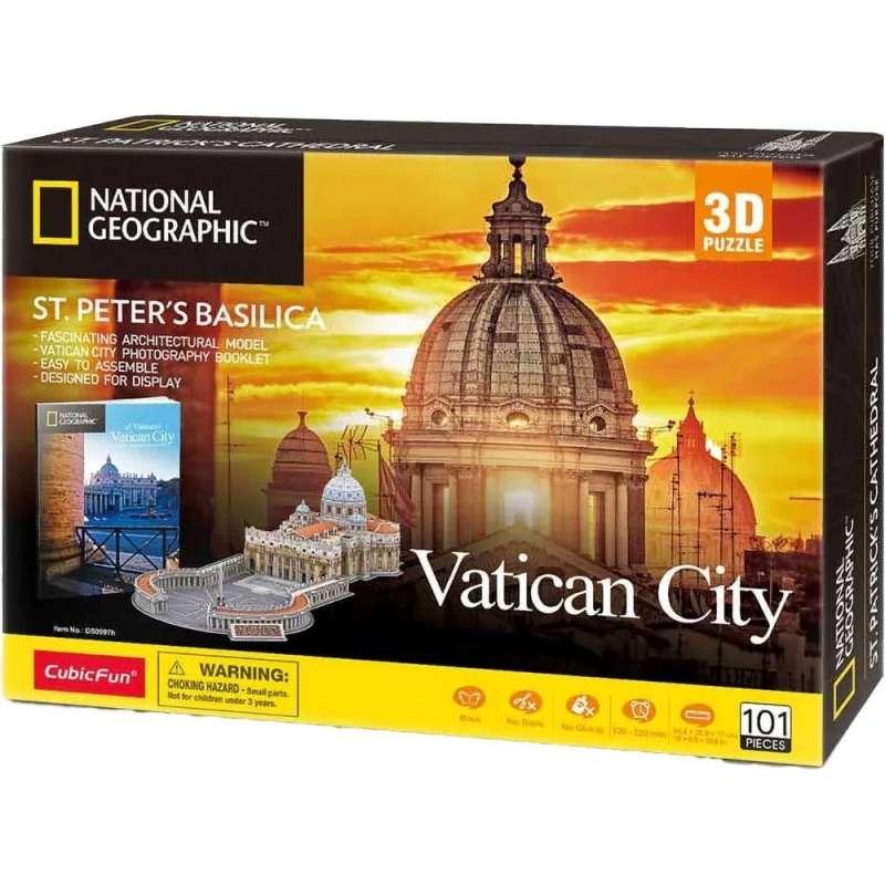 CBF209971 CUBIC FUN PUZZLE ST PETERS BASILICA DS0997h 