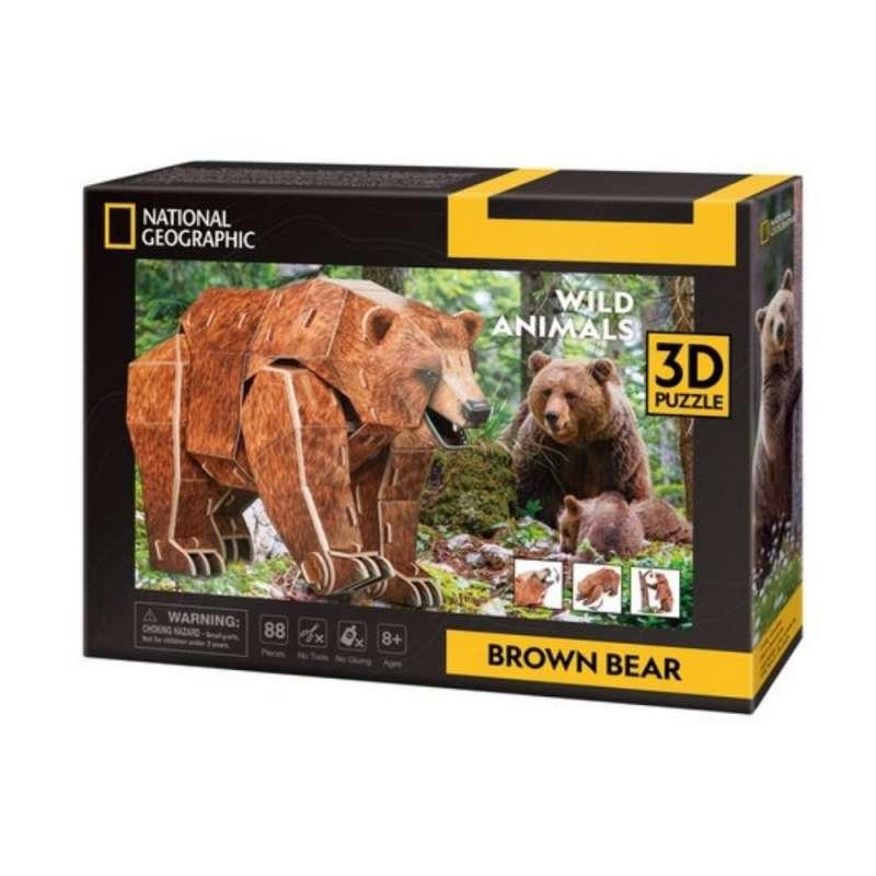 CUBICFUN PUZZLE BRAON MEDVJED