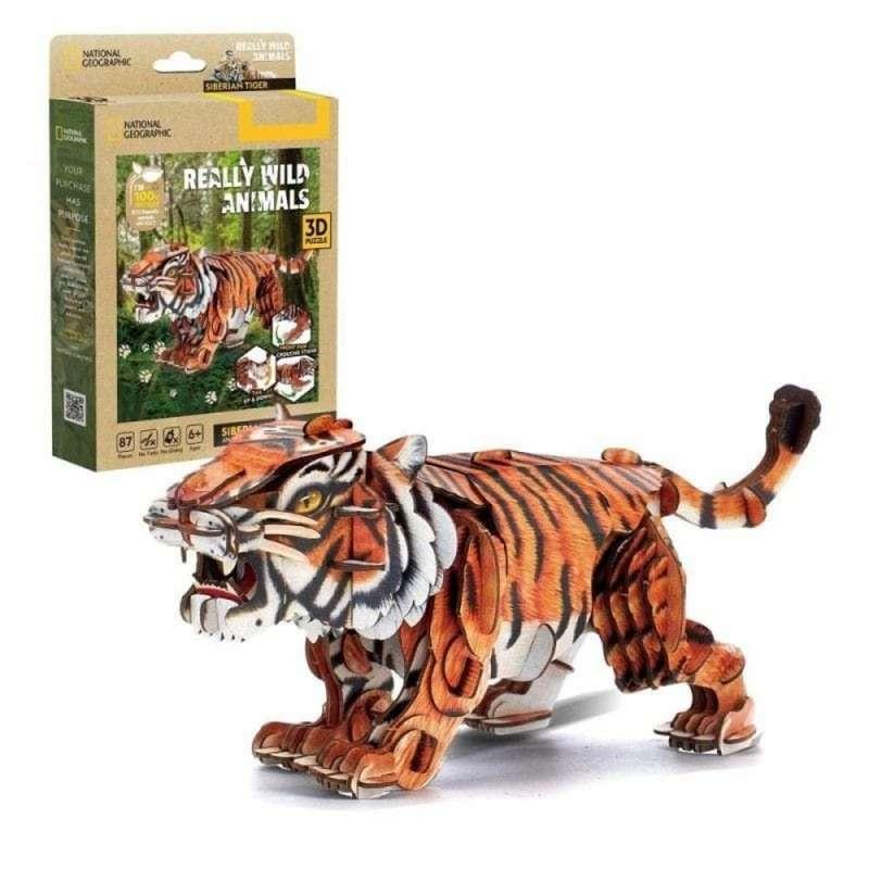 CBF211790 CUBIC FUN PUZZLE SIBERIAN TIGER DS1179h 